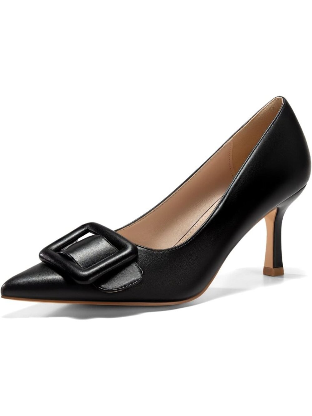 Women's Cool Black Pointed Toe Pumps Stiletto High Heels Wedding Party Shoes